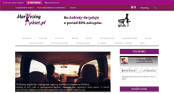 Desktop Screenshot of marketingkobiet.pl
